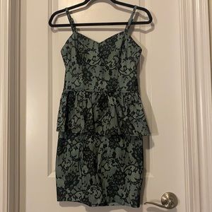 Dynamite mint blue lace dress